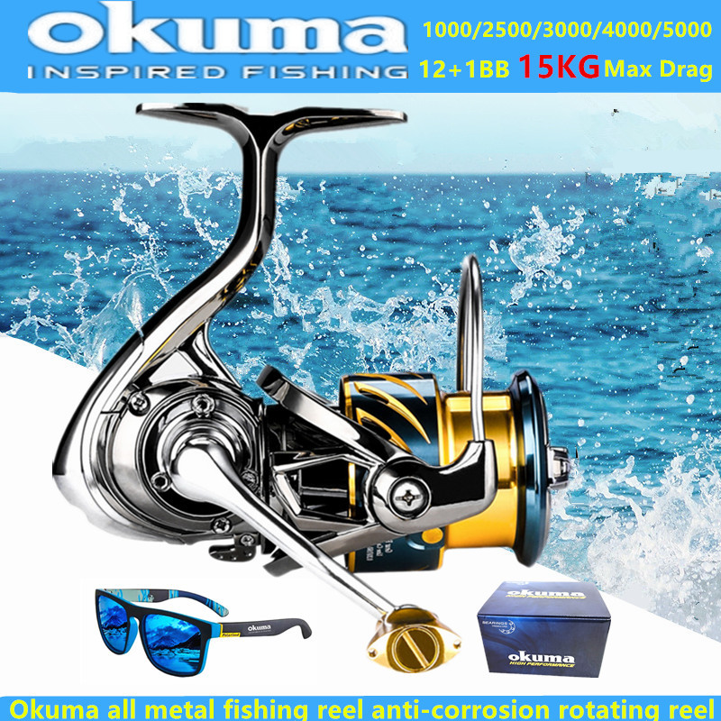 Carretilha de Pesca Okuma All  - Trolling Reel avaliação e preço